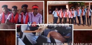 ಮಂಗಳೂರು: ಕರಾವಳಿಯಲ್ಲಿ ನಿಲ್ಲದ ಸ್ಕಾರ್ಫ್ ವಿವಾದ; ಕೇಸರಿ ಶಲ್ಯ ಧರಿಸಿ ಕಾಲೇಜಿಗೆ ಬಂದ ವಿದ್ಯಾರ್ಥಿಗಳು