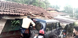 ಮಂಗಳೂರು: ಬಸ್’ಸ್ಟ್ಯಾಂಡ್’ಗೆ ನುಗ್ಗಿದ ಪೊಲೀಸ್ ಜೀಪ್; ಇನ್ಸ್’ಪೆಕ್ಟರ್ ಅಪಾಯದಿಂದ ಪಾರು