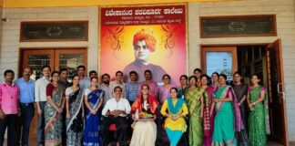 ಪುತ್ತೂರು: ವಿವೇಕಾನಂದ ಪ.ಪೂ ಕಾಲೇಜಿನ ವತಿಯಿಂದ ಗಣರಾಜ್ಯೋತ್ಸವ ಕಾರ್ಯಕ್ರಮದಲ್ಲಿ ಭಾಗವಹಿಸಿದ್ದ ಹೇಮಸ್ವಾತಿಗೆ ಸನ್ಮಾನ