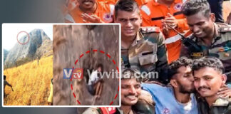 ಪರ್ವತದ ಕಂದಕದಲ್ಲಿ ಸಿಲುಕಿದ ಯುವಕನನ್ನು ರಕ್ಷಿಸಿದ ಭಾರತೀಯ ಸೇನೆ