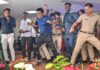 ಪುನೀತ್ ರಾಜಕುಮಾರ್ ಸ್ಮರಣೆ ಕಾರ್ಯಕ್ರಮದಲ್ಲಿ ಶಿವರಾಜ್ ಕುಮಾರ್ ಜೊತೆ ಸ್ಟೆಪ್ ಹಾಕಿದ ಮಂಗಳೂರು ಪೊಲೀಸರು