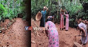 ಬಂಟ್ವಾಳ: ನೇತ್ರಾವತಿ ಸಂಜೀವಿನಿ ಒಕ್ಕೂಟದ ಸದಸ್ಯರಿಂದ ತೋಡಿನ ಹೂಳೆತ್ತುವ ಕೆಲಸ