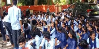 ಮಂಗಳೂರು: ವಿವಿ ಕಾಲೇಜಿನಲ್ಲಿ ಹಿಜಾಬ್ ವಿವಾದ: ವಿದ್ಯಾರ್ಥಿ ನಾಯಕನನ್ನು ಹುದ್ದೆಯಿಂದ ಕೆಳಗಿಳಿಸುವಂತೆ ಒತ್ತಾಯ; ಸಂಜೆ ಕುಲಪತಿಗಳ ನೇತೃತ್ವದಲ್ಲಿ ಸಭೆ