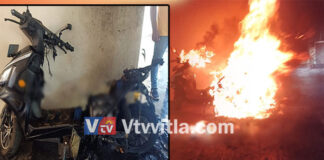 ಮಂಗಳೂರು: ಚಾರ್ಜ್ಗೆ ಇಟ್ಟಿದ್ದ ಇಲೆಕ್ಟ್ರಿಕಲ್ ಸ್ಕೂಟರ್ ಬೆಂಕಿಗಾಹುತಿ