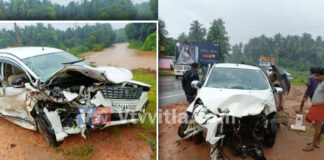 ಬಂಟ್ವಾಳ: ಕಾರುಗಳ ನಡುವೆ ಮುಖಾಮುಖಿ ಡಿಕ್ಕಿ; ಓರ್ವ ಗಂಭೀರ