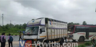 ಮಂಗಳೂರು: ಎರಡು ಬಸ್ ಮತ್ತು ಗೂಡ್ಸ್ ಲಾರಿಯ ನಡುವೆ ಸರಣಿ ಅಪಘಾತ; ಪ್ರಯಾಣಿಕರು ಸೇಫ್