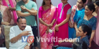 ಬೆಳ್ಳಾರೆ: ಪ್ರವೀಣ್ ನೆಟ್ಟಾರು ಮನೆಗೆ ಡಿ.ವಿ ಸದಾನಂದ ಗೌಡ ಭೇಟಿ
