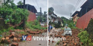 ಬಂಟ್ವಾಳ: ನಿರಂತರ ಮಳೆಯಿಂದ ಪೊಲೀಸ್ ಠಾಣಾ ಕಾಂಪೌಂಡ್ ಬಿದ್ದು ಹಾನಿ; ತಾಲೂಕಿನ ಹಲವೆಡೆ ಅಪಾರ ನಷ್ಟ.!