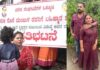 ಪ್ರೀತಿಸಿ ಮದ್ವೆಯಾದುದಕ್ಕೆ ಪತಿಯ ಮನೆಯಲ್ಲಿ ನೋ ಎಂಟ್ರಿ: ಮಗುವಿನ ಜತೆ ಮನೆಯ ಎದುರು ವಿಧವೆ ಪತ್ನಿ ಧರಣಿ