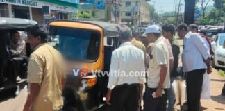 ಪುತ್ತೂರು: ಕಂಠಪೂರ್ತಿ ಕುಡಿದು ಆಟೋದಲ್ಲೇ ಮಲಗಿದ ಚಾಲಕ; ಆಟೋ ಸೀಜ್