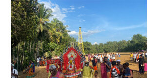 ಪುತ್ತೂರು: ಕೆದಂಬಾಡಿ ಬೀಡು ಶ್ರೀ ಪಟ್ಟದ ಚಾವಡಿ ಶ್ರೀ ಧರ್ಮದೈವ ಪಿಲಭೂತ ದೈವಸ್ಥಾನದಲ್ಲಿ “ವರ್ಷಾವಧಿ ಗದ್ದೆ ಕೋರಿ ಜಾತ್ರೋತ್ಸವ ಮತ್ತು ಶ್ರೀ ದೈವದ ನೇಮೋತ್ಸವ”