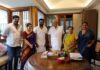ಧರ್ಮಸ್ಥಳ: ಶ್ರೀ ಕ್ಷೇತ್ರ ಧರ್ಮಸ್ಥಳಕ್ಕೆ ಕಾಂತಾರದ ನಟ ರಿಷಬ್ ಶೆಟ್ಟಿ ಹಾಗೂ ತಂಡ ಭೇಟಿ