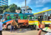 ಮಂಗಳೂರು: ಖಾಸಗಿ ಬಸ್ ಗಳ ನಡುವೆ ಅಪಘಾತ; ಪ್ರಯಾಣಿಕರು ಸೇಫ್