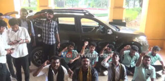 ಮಂಗಳೂರು: ವಿದ್ಯಾರ್ಥಿ ಪರಿಷತ್ನ ನಾಯಕನನ್ನು ಅವಾಚ್ಯ ಶಬ್ದಗಳಿಂದ ನಿಂದಿಸಿ , ಹೊರದಬ್ಬಿದ ಪ್ರಾಂಶುಪಾಲರು