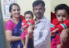 14 ತಿಂಗಳ ಮಗು ಸಾವು; ನೇತ್ರದಾನ ಮಾಡುವ ಮೂಲಕ ಮಗನ ಸಾವಿನಲ್ಲೂ ಸಾರ್ಥಕತೆ ಮೆರೆದ ದಂಪತಿ..