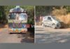 ವಿಟ್ಲ: ಕಾರು ಮತ್ತು ಬಾಕ್ಸೈಟ್ ಲಾರಿ ನಡುವೆ ಅಪಘಾತ…!!