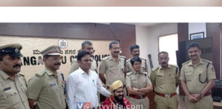 ಮಂಗಳೂರು: ಪೊಲೀಸ್ ಆಯುಕ್ತರ ಕಚೇರಿಗೆ ಭೇಟಿ ನೀಡಿದ ಬಿಗ್ ಬಾಸ್ ವಿನ್ನರ್ ರೂಪೇಶ್ ಶೆಟ್ಟಿ