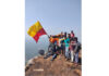 ಗಡಾಯಿಕಲ್ಲು ಹತ್ತಿ ಕನ್ನಡ ಧ್ವಜ ಹಾರಿಸಿದ ಜ್ಯೋತಿರಾಜ್..!