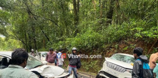 ಉಡುಪಿ: ಓವರ್ಟೇಕ್ ಭರದಲ್ಲಿ ಸರಣಿ ಅಪಘಾತ; ನಾಲ್ವರಿಗೆ ಗಾಯ