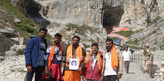 ವಿ.ಹಿಂ.ಪ ಬಜರಂಗದಳ ಪುತ್ತೂರು ಜಿಲ್ಲೆಯ ಕಾರ್ಯಕರ್ತರಿಂದ ಸೌಜನ್ಯ ಸಾವಿಗೆ ನ್ಯಾಯ ಸಿಗಲು ಅಮರನಾಥದಲ್ಲಿ ಪ್ರಾರ್ಥನೆ