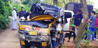 ಮಂಗಳೂರು: ವಿದ್ಯುತ್ ಕಂಬಕ್ಕೆ ಆಟೋ ಡಿಕ್ಕಿ; ಮದುವೆ ಸಂಭ್ರಮದಲ್ಲಿದ್ದ ಯುವತಿ ಮೃತ್ಯು, ಹಲವರಿಗೆ ಗಾಯ