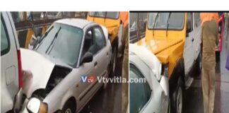 ಮಂಗಳೂರು: ಮಳೆಗೆ ಉಳ್ಳಾಲ ನೇತ್ರಾವತಿ ಸೇತುವೆಯಲ್ಲಿ ಸರಣಿ ಅಪಘಾತ, ಹಲವು ವಾಹನಗಳಿಗೆ ಹಾನಿ..!