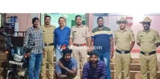 ಹಂದಿ ಬೇಟೆಗಾಗಿ ಕಚ್ಚಾ ಬಾಂಬ್ ತಯಾರಿಸುತ್ತಿದ್ದ ಇಬ್ಬರ ಬಂಧನ