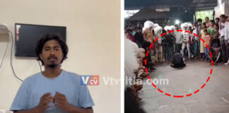 ಮಂಗಳೂರು: ಹುಲಿವೇಷ ಕುಣಿತದ ವೇಳೆ ಆಯ ತಪ್ಪಿ ಬಿದ್ದು ಗಾಯಗೊಂಡ ವೇಷಾಧಾರಿ..!!