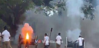 ಸಿಡಿಮದ್ದು ತಾಲೀಮು ವೇಳೆ ಅವಘಡ