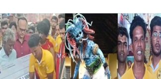 ವೇಷ ಹಾಕಿ ಸಂಗ್ರಹಿಸಿದ 8 ಲಕ್ಷ ರೂ.ವನ್ನು ಬಡ ಮಕ್ಕಳ ಚಿಕಿತ್ಸೆಗೆ ನೀಡಿದ -ಬಡವರ ಪಾಲಿನ ಆಪತ್ಬಾಂಧವ