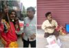 ಬಂಟ್ವಾಳ: ಯಕ್ಷ ವೇಷ ಧರಿಸಿ ದಸರ ವೇಷವೆಂದು ಭಿಕ್ಷೆ ಬೇಡುತ್ತಿದ್ದವನ ವೇಷ ಕಳಚಿದ ಹಿರಿಯ ಯಕ್ಷಗಾನ ಕಲಾವಿದ!
