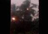 ಬಂಟ್ವಾಳ : ಸಿಡಿಲು ಬಡಿದು ಹೊತ್ತಿ ಉರಿದ ತೆಂಗಿನ ಮರಗಳು..!