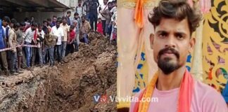 ರೈಲ್ವೆ ಮೇಲ್ಸೇತುವೆ ಕಾಮಗಾರಿ ವೇಳೆ ಮಣ್ಣು ಕುಸಿತ – ಓರ್ವ ಕಾರ್ಮಿಕ ಸಾವು