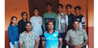 ರಾಜ್ಯ ಮಟ್ಟದ ಹ್ಯಾಂಡ್ ಬಾಲ್ ಪಂದ್ಯಾಕೂಟಕ್ಕೆ ವಿಠಲ ಪದವಿ ಪೂರ್ವ ಕಾಲೇಜಿನ ವಿದ್ಯಾರ್ಥಿಗಳು ಆಯ್ಕೆ