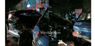 ಪುತ್ತೂರು: ಕಿಯಾ ಕಾರು ಮತ್ತು ಈಚರ್ ಲಾರಿ ನಡುವೆ ಭೀಕರ ಅಪಘಾತ