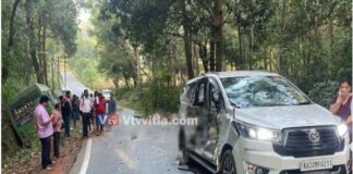 ಹೆಬ್ರಿ: ಕಾರು, ರಿಕ್ಷಾ, ಬಸ್ ಮಧ್ಯೆ ಸರಣಿ ಅಪಘಾತ: ಕಾರಿನಲ್ಲಿದ್ದ ಮಹಿಳೆ ಮೃತ್ಯು