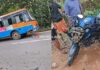 ವಿಟ್ಲ: ಬೈಕ್ಗೆ ಬಸ್ ಡಿಕ್ಕಿ : ಬೈಕ್ ಸವಾರ ಗಂಭೀರ