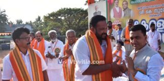 ಮಂಜೇಶ್ವರ : ಕಾಂಗ್ರೇಸ್ ನೇತಾರರು ಬಿಜೆಪಿಗೆ ಅಧೀಕೃತವಾಗಿ ಸೇರ್ಪಡೆ