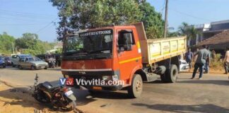 ಪುತ್ತೂರು : ಟಿಪ್ಪರ್ ಹಾಗೂ ಬೈಕ್ ನಡುವೆ ಡಿಕ್ಕಿ- ಬೈಕ್ ಸವಾರ ಗಂಭೀರ
