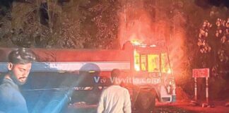 ಉಪ್ಪಿನಂಗಡಿ: ದಿಢೀರ್ ಬೆಂಕಿ ಕಾಣಿಸಿಕೊಂಡು ಭಾಗಶಃ ಸುಟ್ಟು ಹೋದ ಡಾಮರು ಸಾಗಾಟದ ಲಾರಿ
