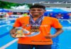 ಮಂಗಳೂರು: ಅಂತಾರಾಷ್ಟ್ರೀಯ ಈಜು ಚಾಂಪಿಯನ್ಶಿಪ್ನಲ್ಲಿ ದಾಖಲೆ ಬರೆದ ಬರೆದ ಮಂಗಳೂರಿನ ಚಿಂತನ್ ಎಸ್. ಶೆಟ್ಟಿ
