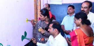 ಕೆಲಿಂಜ: “ಆದ್ರಿತಿ “ಸರಕಾರಿ ಶಾಲಾ ಗೋಡೆಗಳಿಗೆ ಬಣ್ಣ ಹಚ್ಚೋ ಯೋಜನೆ ಕಾರ್ಯಕ್ರಮ