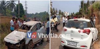 ಬೆಳ್ತಂಗಡಿ : ಚಾಲಕನ ನಿಯಂತ್ರಣ ತಪ್ಪಿ ಕಾರು ತಡೆಗೋಡೆಗೆ ಡಿಕ್ಕಿ ಹೊಡೆದು ಪಲ್ಟಿ : ಚಾಲಕ ಮೃತ್ಯು