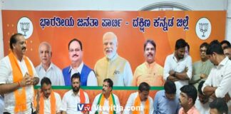 ಮಂಗಳೂರು : ಜಿಲ್ಲಾ ಬಿಜೆಪಿ ಕಛೇರಿಯಲ್ಲಿ ಪುತ್ತಿಲ ಪರಿವಾರ ಬಿಜೆಪಿಯೊಂದಿಗೆ ಬೇಷರತ್ ವಿಲೀನ*ಯಾವುದೇ ಹುದ್ದೆಯ ಅಪೇಕ್ಷೆ ಇಲ್ಲದೇ ಈ ಕ್ಷಣದಿಂದ ಬಿಜೆಪಿಗೆ ದುಡಿಯುತ್ತೇನೆ- ಅರುಣ್ ಕುಮಾರ್ ಪುತ್ತಿಲ