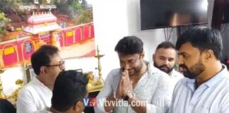 ಮಂಗಳೂರು: ಕುತ್ತಾರು ಕೊರಗಜ್ಜನ ಕ್ಷೇತ್ರಕ್ಕೆ ಸ್ಯಾಂಡಲ್ವುಡ್ ನಟ ದರ್ಶನ್ ಭೇಟಿ