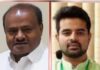 ಲೋಕಸಭೆ ಚುನಾವಣೆ -ಜೆಡಿಎಸ್ ಅಭ್ಯರ್ಥಿಯಾಗಿ ಮಂಡ್ಯದಿಂದ ಕುಮಾರಸ್ವಾಮಿ, ಹಾಸನದಿಂದ ಪ್ರಜ್ವಲ್ ರೇವಣ್ಣ