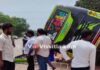 ಕಾರ್ಕಳ: ಟೂರಿಸ್ಟ್ ಮಿನಿ ಬಸ್ಸ್ ಚಾಲಕನ ನಿಯಂತ್ರಣ ತಪ್ಪಿ ಪಲ್ಟಿ