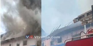 ಮಂಗಳೂರು: ಹೆಂಚಿನ, ಅಂತಸ್ತಿನ ಹಳೆಯ ಮನೆಯಲ್ಲಿ ಅಗ್ನಿ ಅವಘಡ