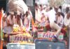 ಸೊಂಟದಲ್ಲಿ ಗನ್ ಇಟ್ಟುಕೊಂಡು ಸಿಎಂಗೆ ಹಾರ ಹಾಕಿದ ವ್ಯಕ್ತಿ
