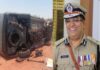 ಬೆಂಗಳೂರು ಮಾಜಿ ಕಮೀಷನರ್ ಭಾಸ್ಕರ್ ರಾವ್ ಕಾರ್ಗೆ ಭೀಕರ ಅಪಘಾತ